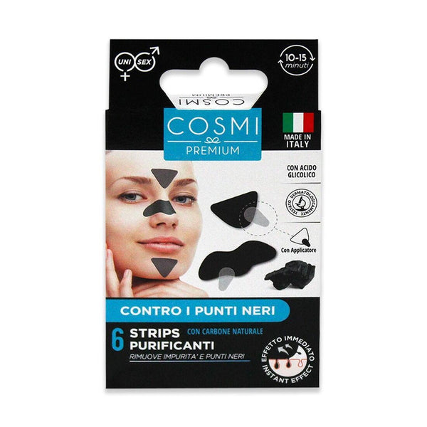 🧴 Parches Faciales Purificantes con Ácido Glicólico + Carbón – Limpieza Profunda en Cada Aplicación (6 Piezas)
